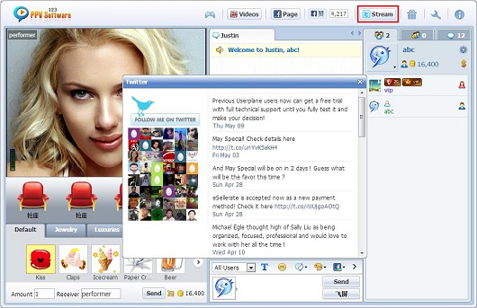 Title: 123 PPV Software Chat Software HD Video, Webcam Chat, HTML Chat, Live PPV Software, Video Chat