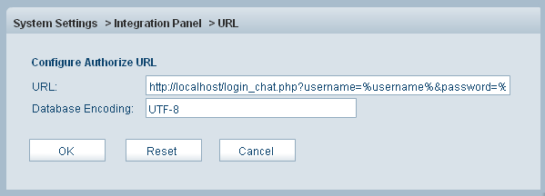 Change URL to