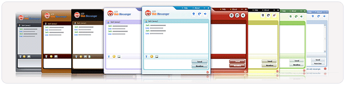 vbb Facebook-like Bar Skin, 123 Web Messenger, IM Skin Collections of 123 Web Messenger, Facebook-like Bar, IM